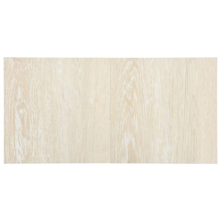 Planches de plancher autoadhésives 55 pcs PVC 5,11 m² Beige 2 - Photo n°6