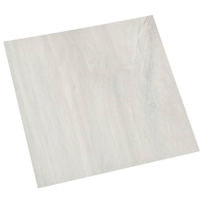 Planches de plancher autoadhésives 55 pcs PVC 5,11 m² Crème 2 - Photo n°4