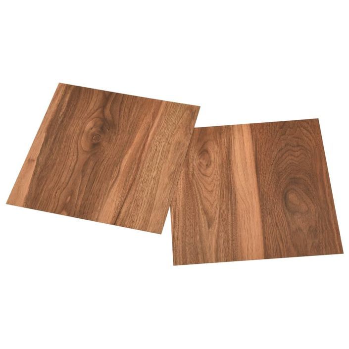 Planches de plancher autoadhésives 55 pcs PVC 5,11 m² Marron - Photo n°4