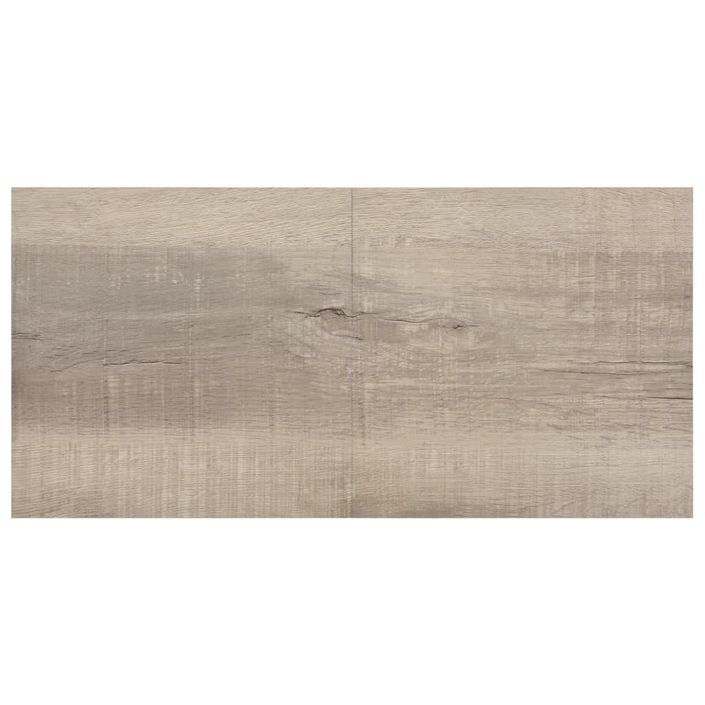 Planches de plancher autoadhésives 55 pcs PVC 5,11 m² Taupe 3 - Photo n°6