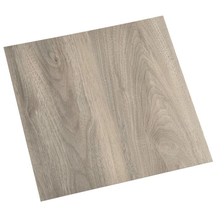 Planches de plancher autoadhésives 55 pcs PVC 5,11 m² Taupe - Photo n°4