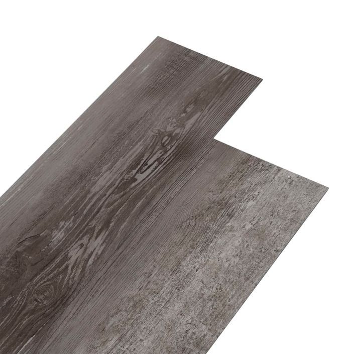 Planches de plancher PVC 4,46 m² 3 mm Autoadhésif Bois rayé - Photo n°2