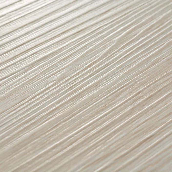 Planches de plancher PVC autoadhésif 2,51 m² 2 mm Blanc chêne - Photo n°6