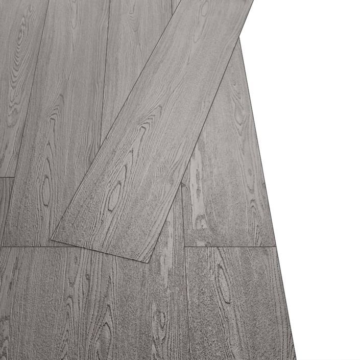 Planches de plancher PVC autoadhésif 2,51 m² 2 mm Gris foncé - Photo n°4