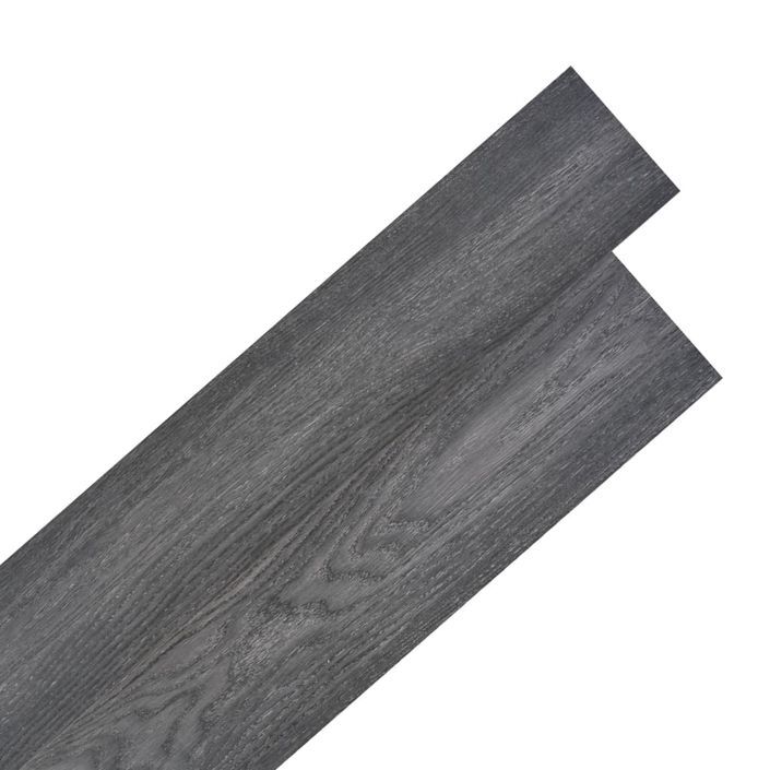 Planches de plancher PVC autoadhésif 2,51 m² 2 mm Noir et blanc - Photo n°2