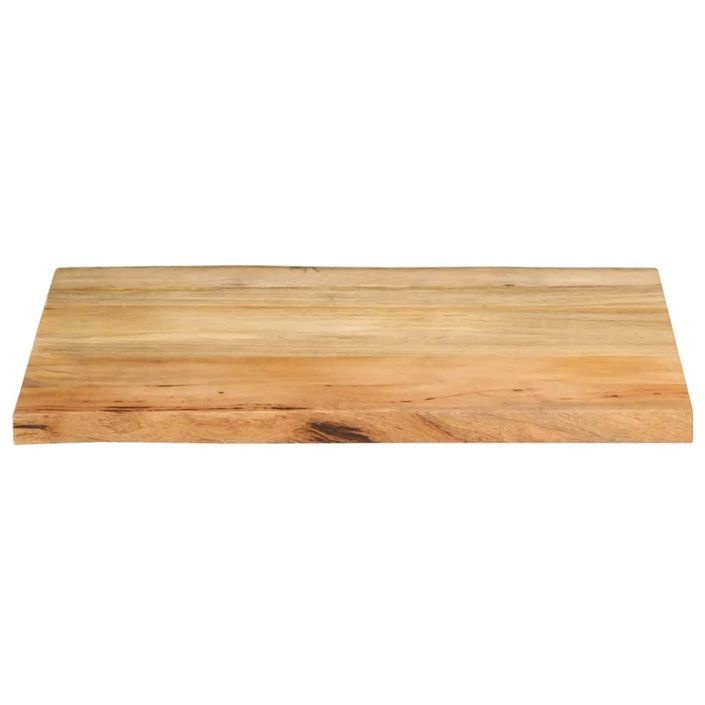 Plateau de table 70x60x2,5 cm live edge bois massif manguier - Photo n°3