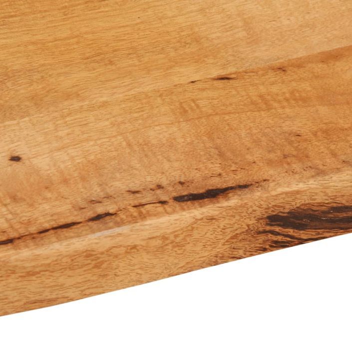 Plateau de table 70x60x2,5 cm live edge bois massif manguier - Photo n°7