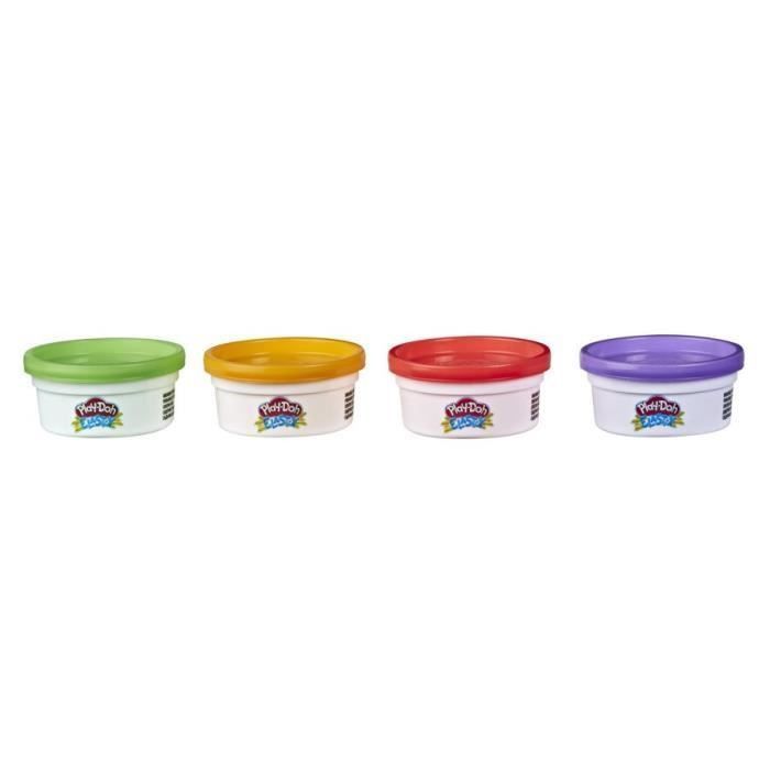 Play-Doh  4 pots de Pate A Modeler Elastix - 56g chacun - Photo n°3