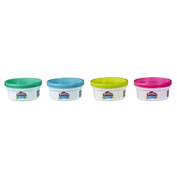 Play-Doh  4 pots de Pate A Modeler Elastix - 56g chacun - Photo n°4