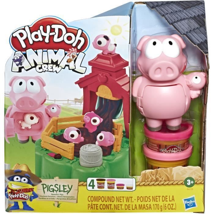 Play-Doh Animal Crew  Pate A Modeler  Les Cochons Farceurs - Photo n°2
