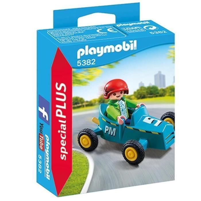 PLAYMOBIL 5382 - Enfant avec Kart - Photo n°1