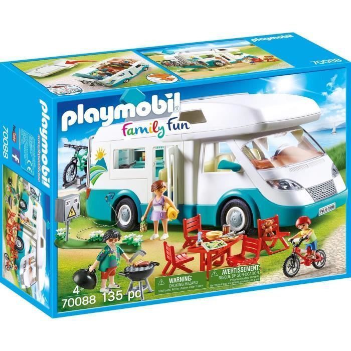 PLAYMOBIL 70088 - Famille et camping-car - Photo n°1