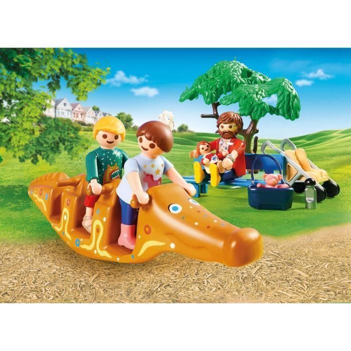 PLAYMOBIL - 70281 - Parc de jeux et enfants - Photo n°4