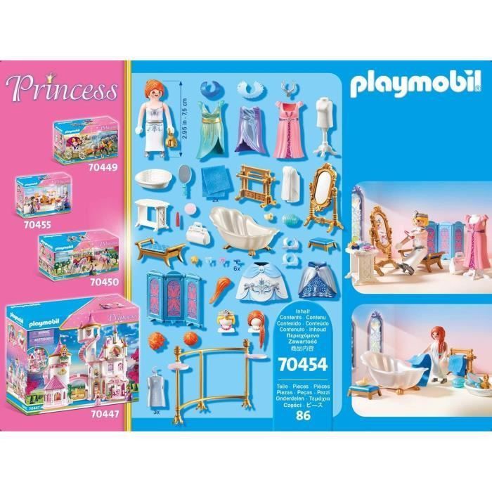 PLAYMOBIL - 70454 - Salle de bain royale avec dressing - Photo n°3