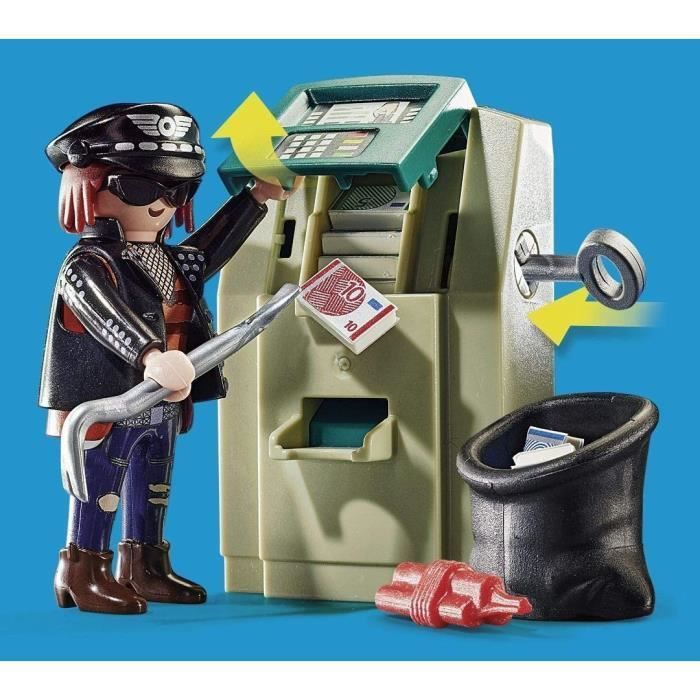 PLAYMOBIL - 70572 - Police Policier avec moto et voleur - Photo n°5