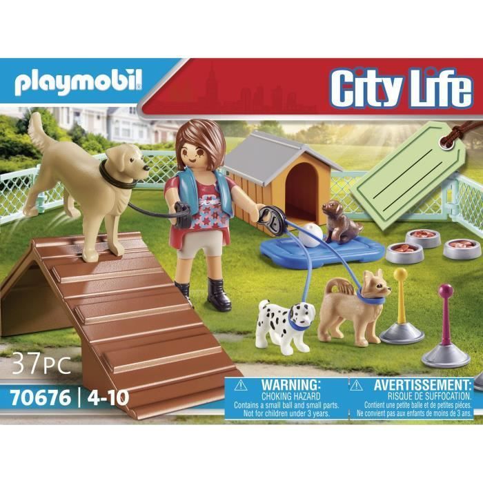 PLAYMOBIL - 70676 - Set cadeau Educatrice et chiens - Photo n°3