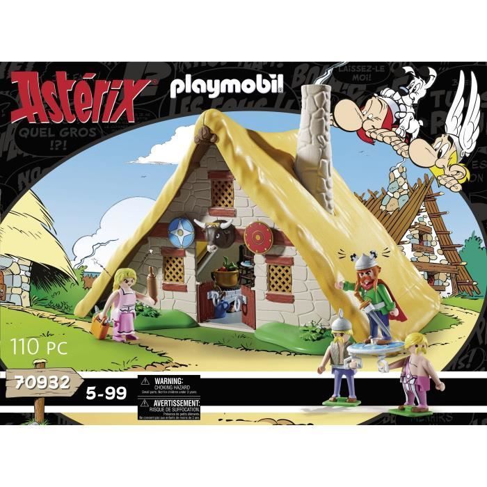 PLAYMOBIL - 70932 - Astérix : La hutte d'Abraracourcix - Photo n°6