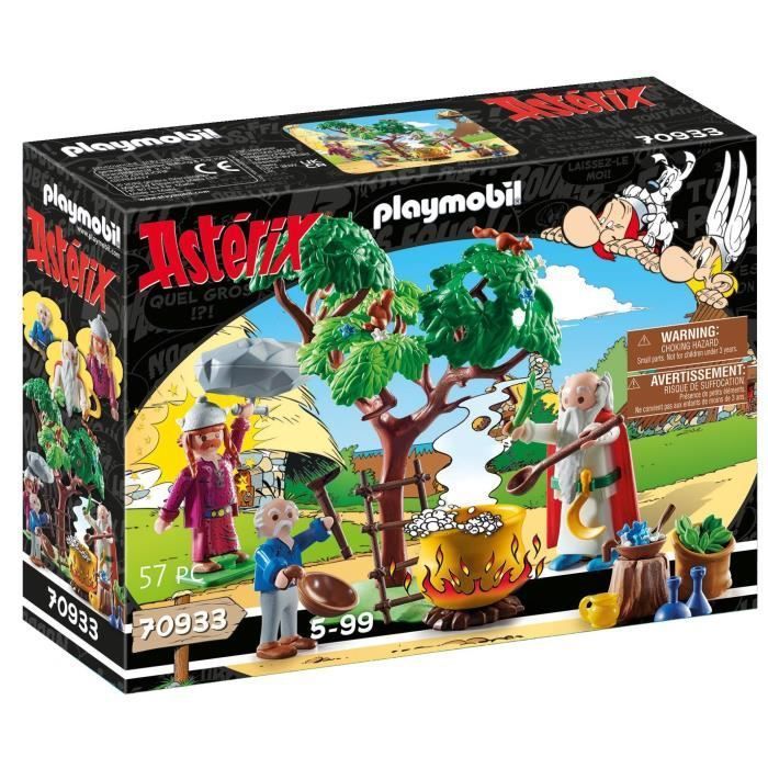 PLAYMOBIL - 70933 - Astérix : Panoramix et chaudron de Potion Magique - Photo n°1