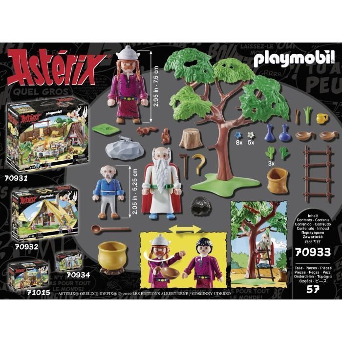 PLAYMOBIL - 70933 - Astérix : Panoramix et chaudron de Potion Magique - Photo n°5