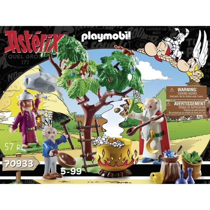 PLAYMOBIL - 70933 - Astérix : Panoramix et chaudron de Potion Magique - Photo n°6