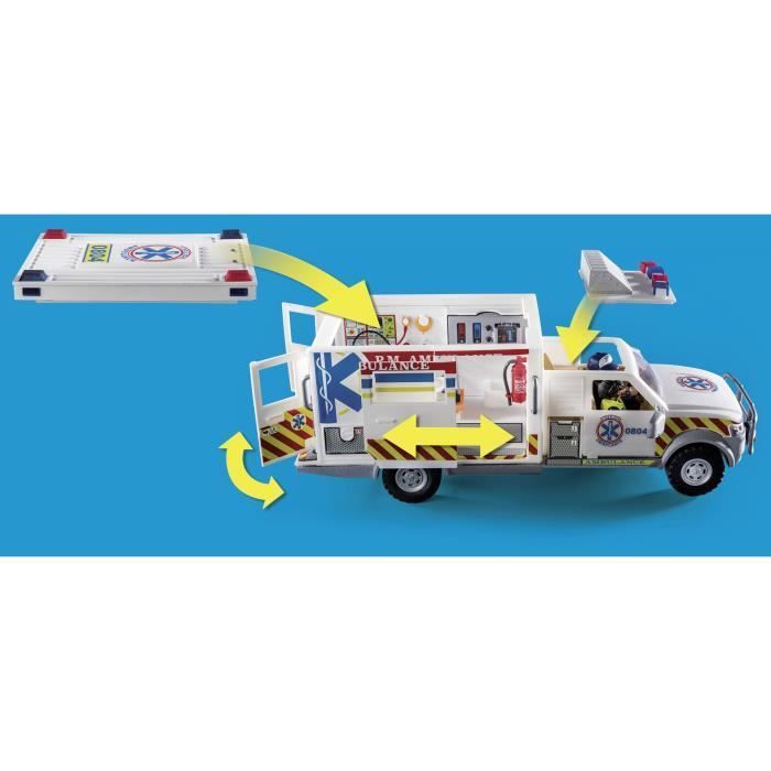 PLAYMOBIL - 70936 - Ambulance avec secouristes et blessé - Photo n°6