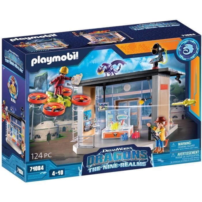 PLAYMOBIL - 71084 - Dragons Nine Realms: Icaris Lab - Photo n°1