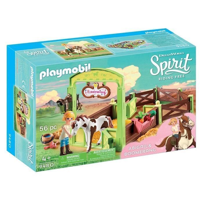 PLAYMOBIL 9480 - Spirit - Abigaëlle et Boomerang avec box - Nouveauté 2019 - Photo n°1