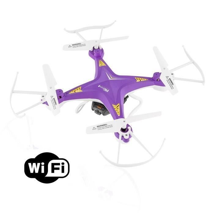 PNJ Drone Aero 1 avec caméra intégrée - WiFi et VGA - Flip 360° - Radio-commande 30m - Photo n°1