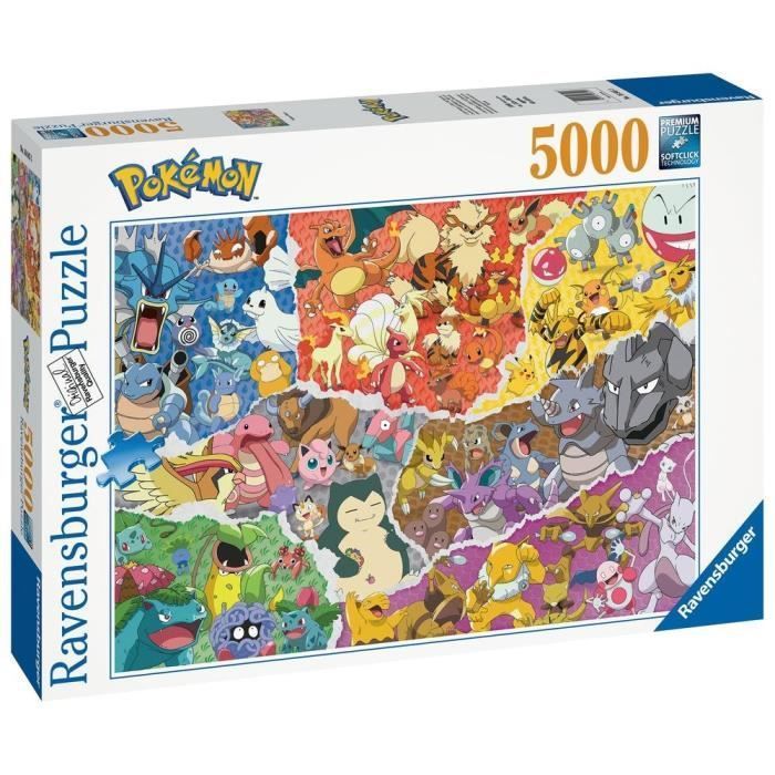 POKEMON - Puzzle 5000 pieces - Pokémon Allstars - Ravensburger - Photo n°1