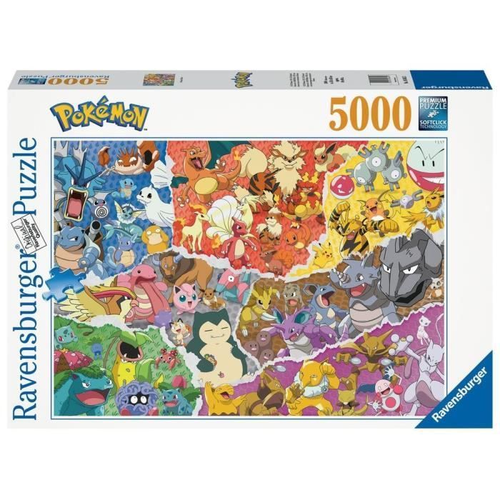 POKEMON - Puzzle 5000 pieces - Pokémon Allstars - Ravensburger - Photo n°2