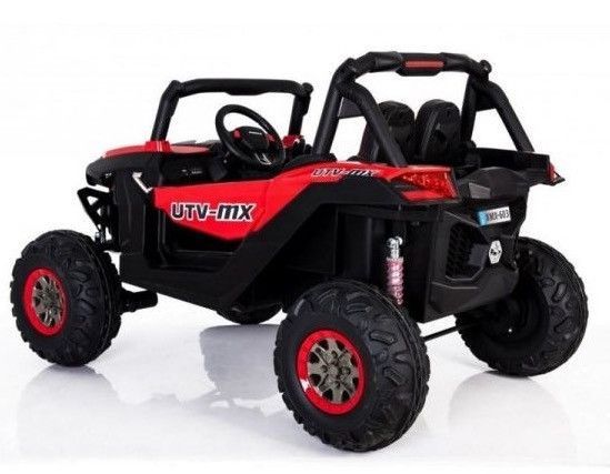 Mini buggy électrique 12V Polaris rouge - Photo n°6