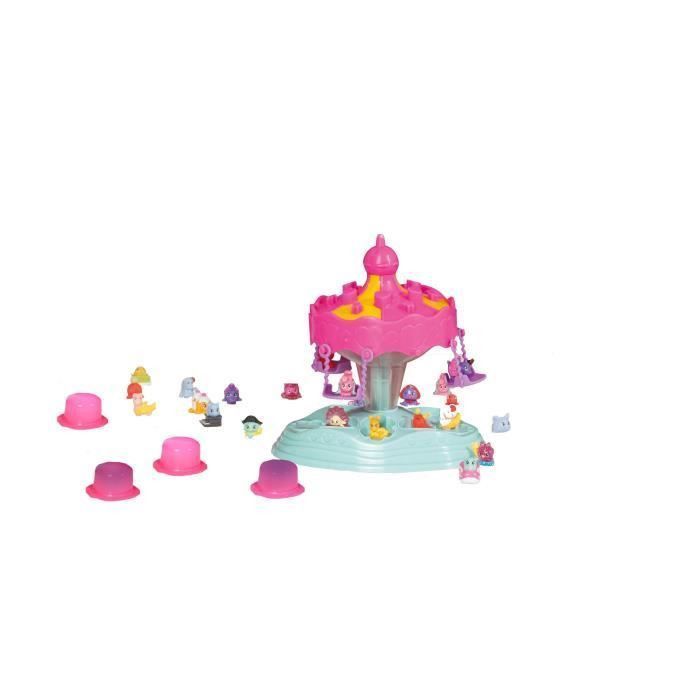 POPPOPS - Carrousel Poptropolis - 1 carrousel, 18 bulles de slime rose a éclater & 6 figurines surprises a collectionner - Photo n°3