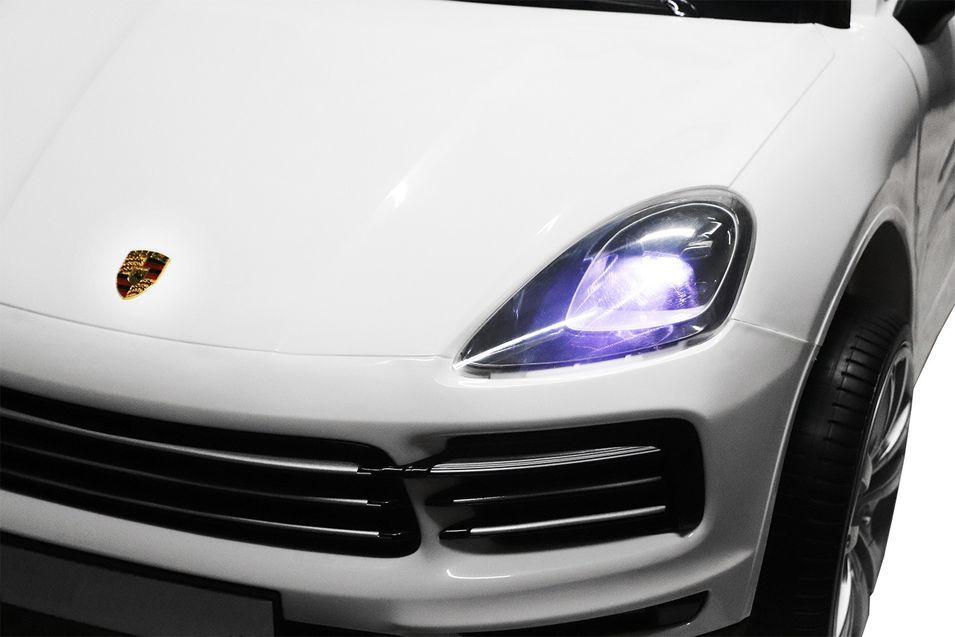 Porsche Cayenne S blanche Voiture électrique 2 places enfant - Photo n°8