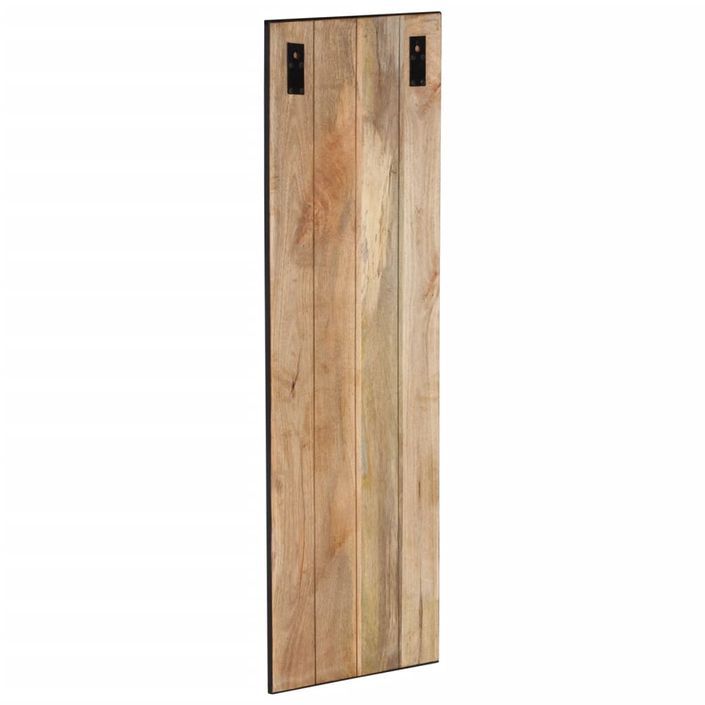 Porte-manteau 35x8x110 cm bois de manguier massif brut - Photo n°3