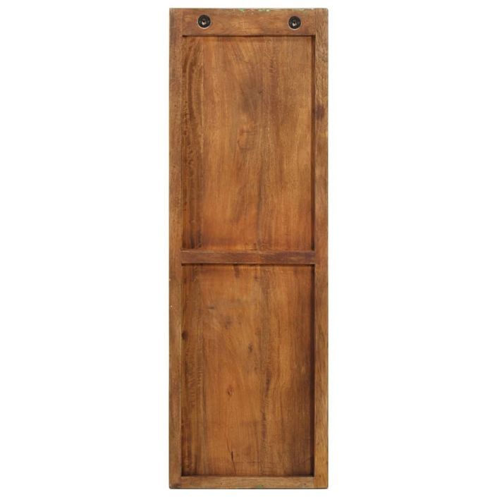 Porte-manteau mural 2pcs 36x3x110cm Bois massif de récupération - Photo n°4