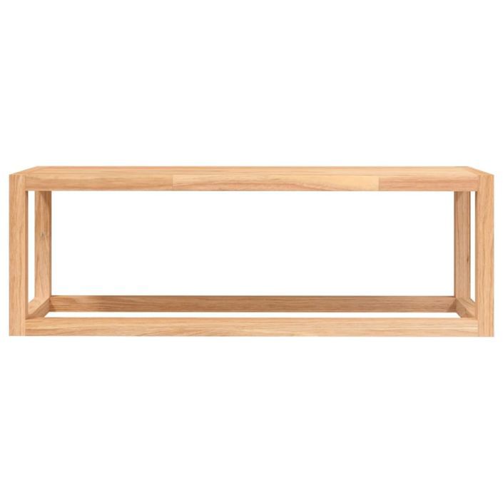 Porte-serviette 60x20x20 cm Bois massif de noyer - Photo n°3