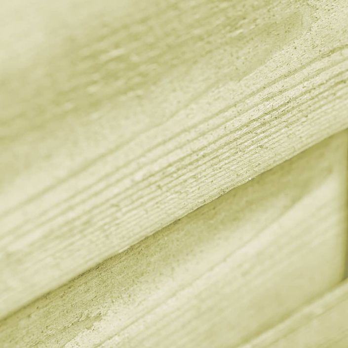 Portillon Bois de pin imprégné 100 x 100 cm Vert 3 - Photo n°3