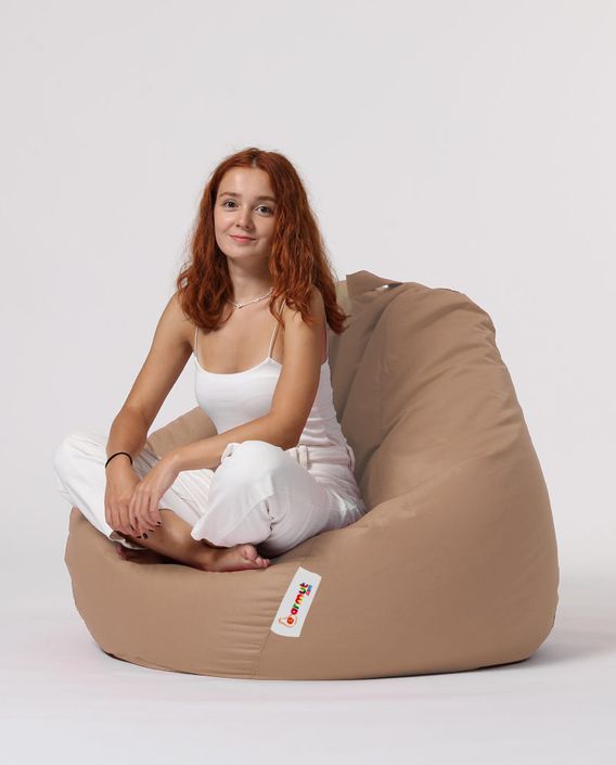 Pouf poire beige Premium XXL - Photo n°8