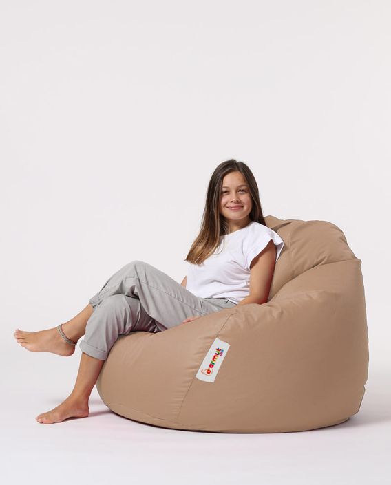 Pouf poire beige Premium XXL - Photo n°10