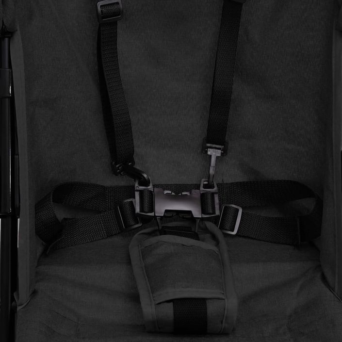 Poussette bébé Anthracite et noir Acier - Photo n°3