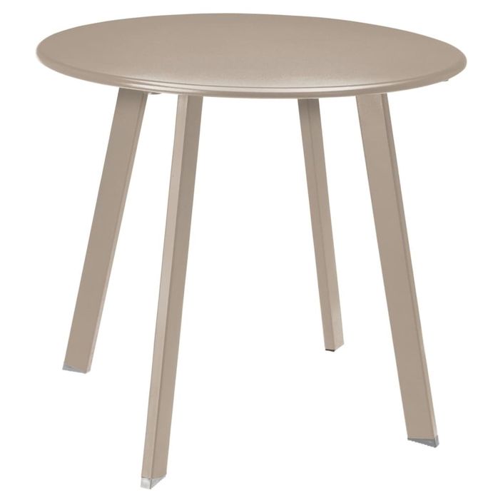 ProGarden Table d'appoint d'extérieur 50x45 cm Taupe mat - Photo n°1