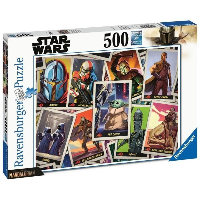 Puzzle 500 p - Baby Yoda / Star Wars Mandalorian - Photo n°1