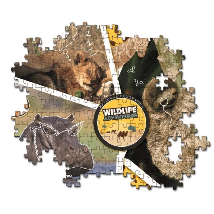 Puzzle Clementoni - National Geographic Kids - 104 pieces - Sauvage - Photo n°2