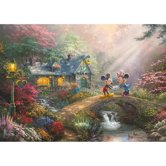 Puzzle - SCHMIDT SPIELE - Disney, Mickey & Minnie - 500 pieces - Photo n°1