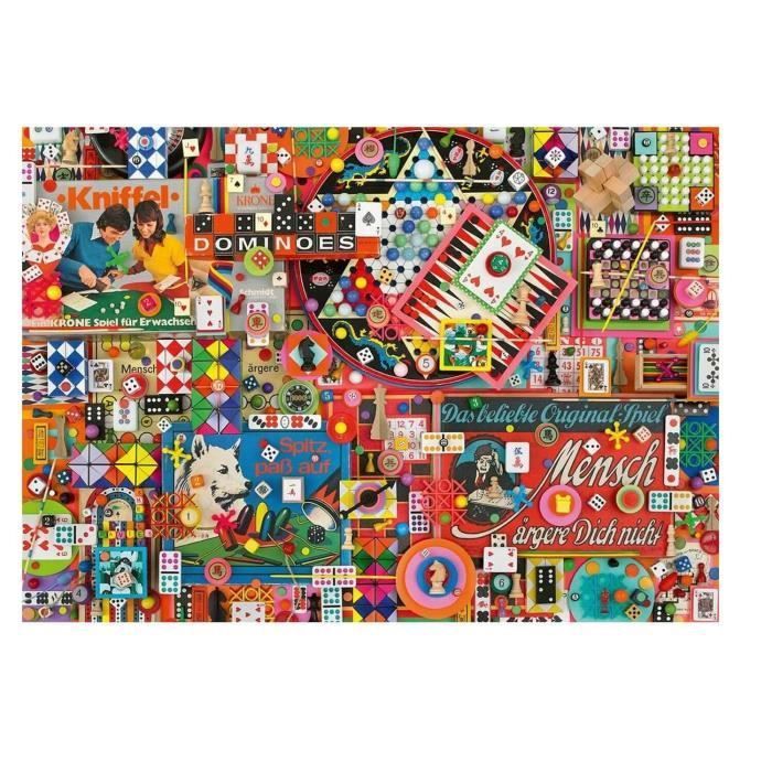 Puzzle - SCHMIDT SPIELE - Jeux de société vintage - 1000 pieces - Photo n°1