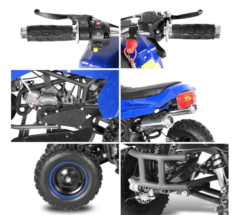 Quad 49cc Anaconda e-start 6" noir | LesTendances.fr