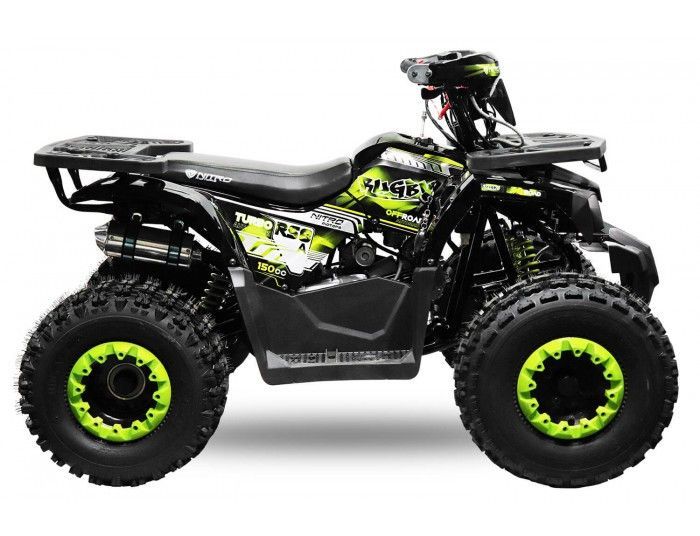 Quad automatique 150cc adulte tout terrain Karoug RS8 3G bleu - Photo n°4