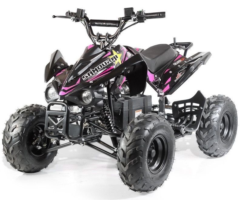 Quad électrique ado KX 750W brushless (1200W) 7 pouces rose - Photo n°1