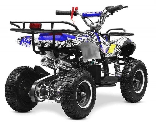 Quad enfant 49cc graffiti bleu 6