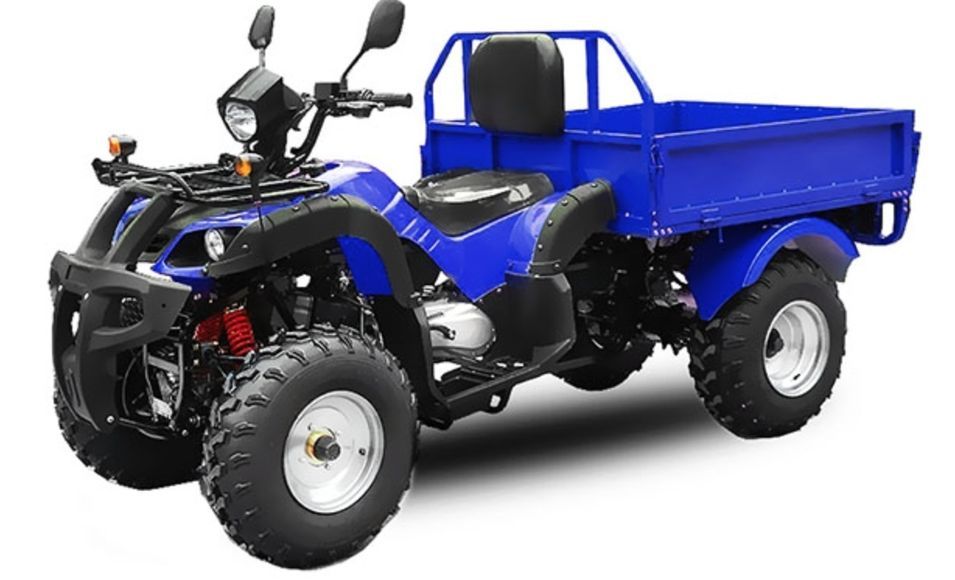 Quad Jinling Dumper 200cc avec benne bleu - Photo n°1